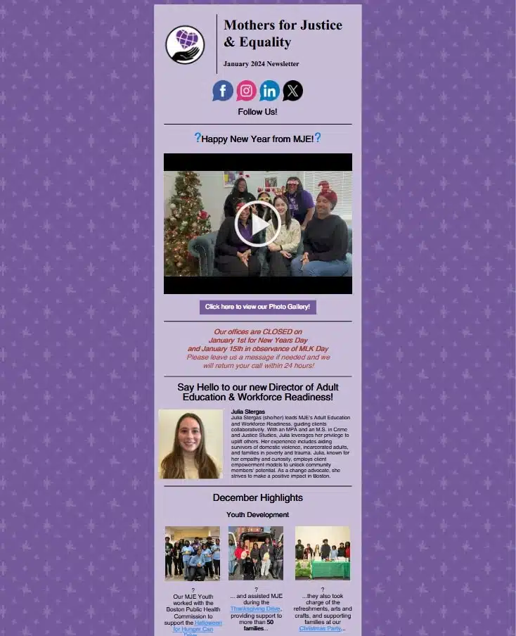 January 2024 Newsletter